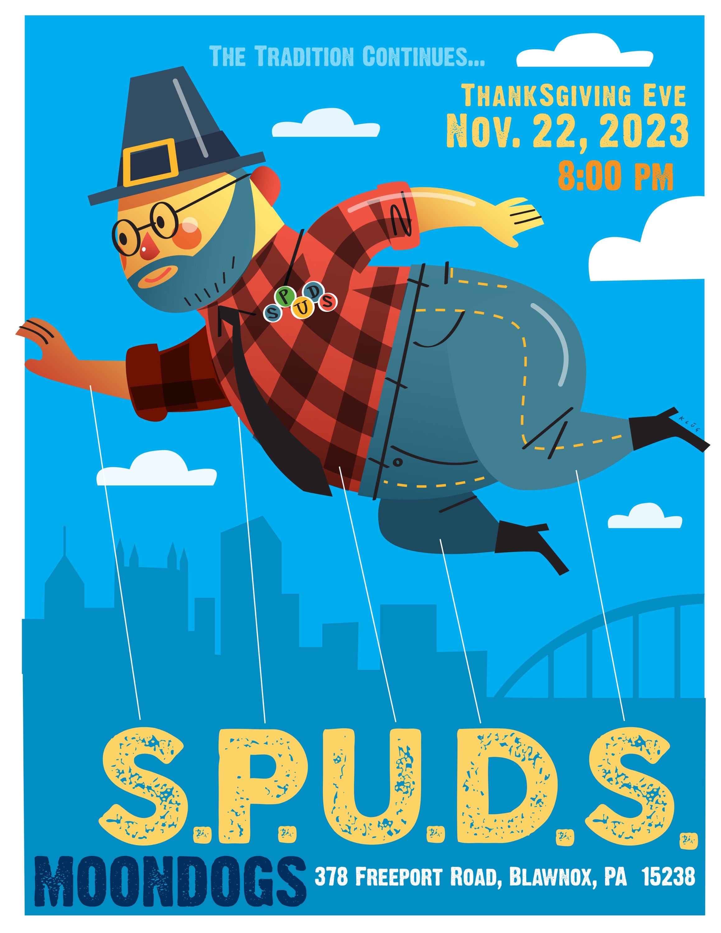 SPUDS show poster